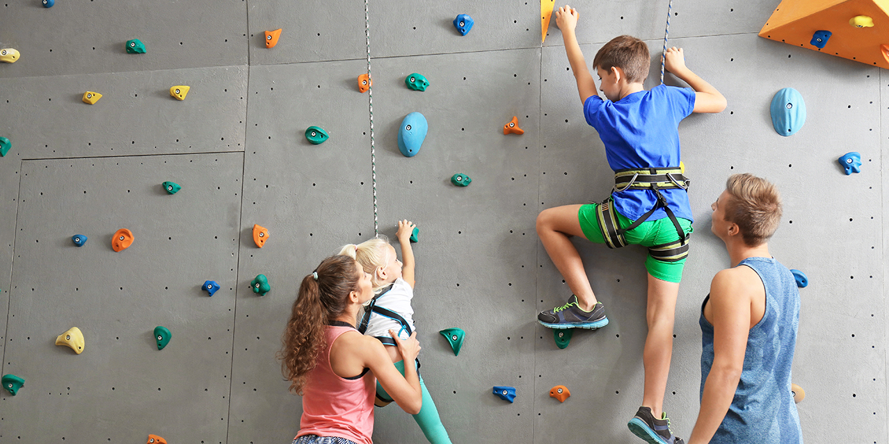 rockclimbing family