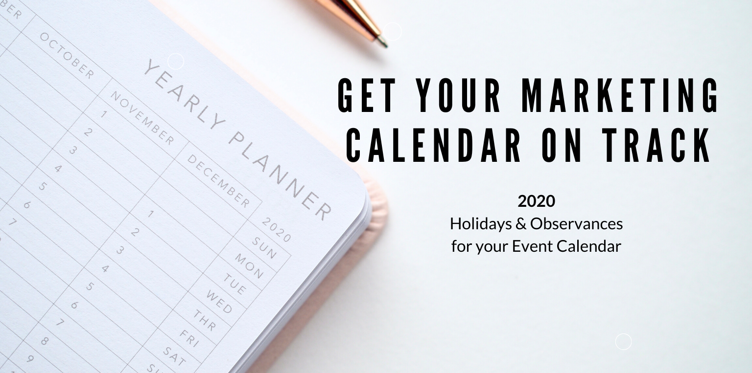 Get your Marketing Calendar on Track